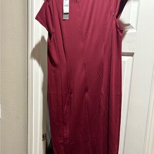 Burgundy Dress